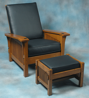 Morris Chair & Ottoman